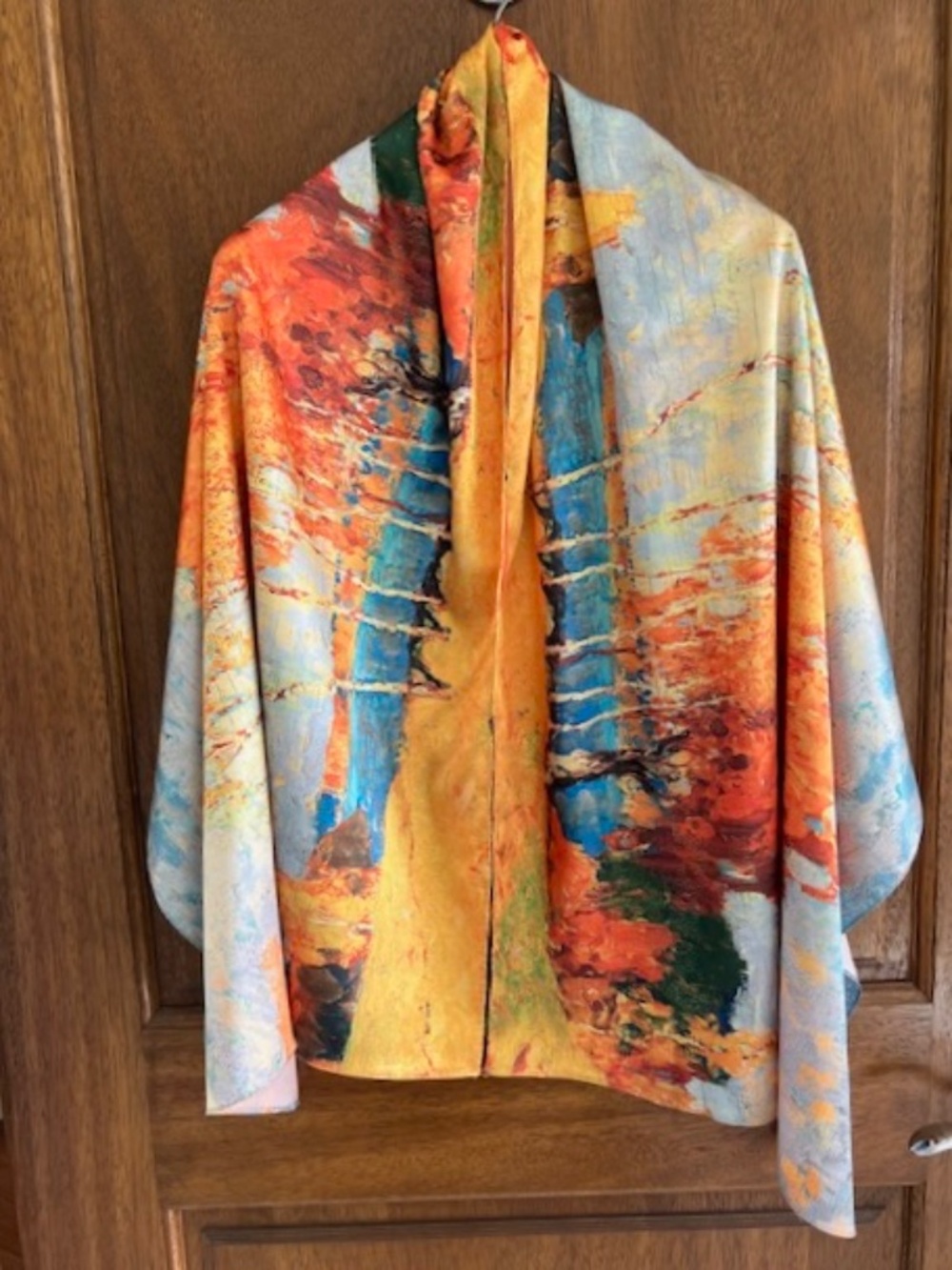 100% LONG SILK SCARF